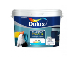 Матовая краска для стен и потолков Dulux Classic Colour база BW 8 л